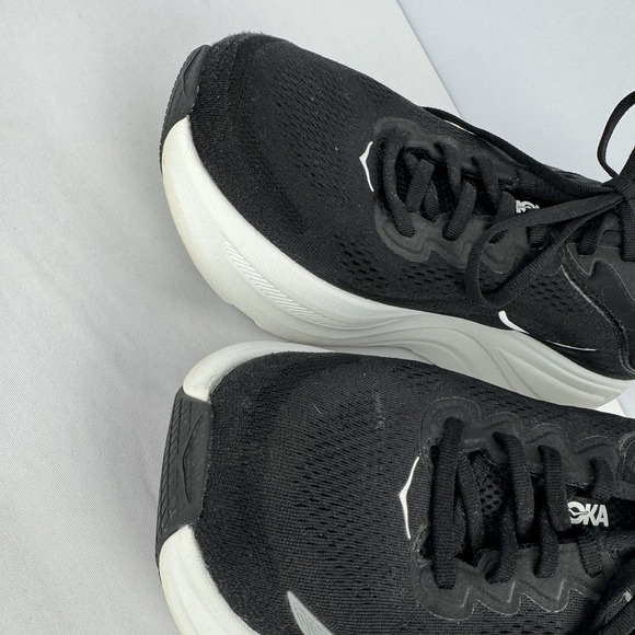 HOKA ONE ONE BONDI 9 Women's Sneakers Athletic Shoes BLACK / WHITE Size 11B - Picture 4 of 9